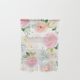 Sweet Pink Blooms (Floral 02) Wall Hanging