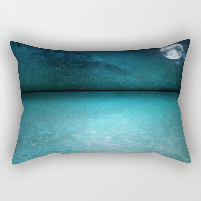 Night Swimming Rectangular Pillow
