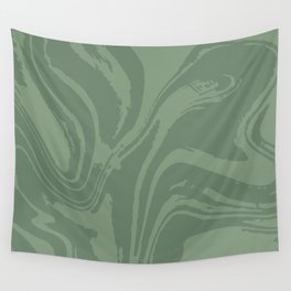 Abstract Swirl Marble (sage green) Wall Tapestry