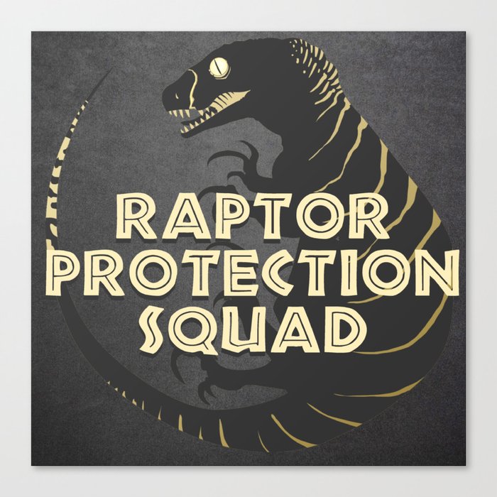 RPS (Raptor Protection Squad) - ECHO Canvas Print