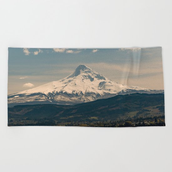 Mountain Valley Pacific Northwest Beach Towel