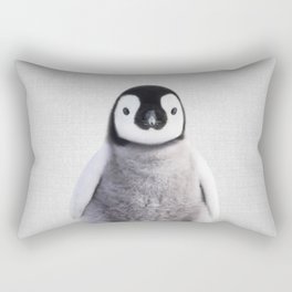 Baby Penguin - Colorful Rectangular Pillow