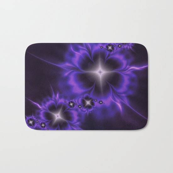 Fleur de Nuit Fractal Bath Mat