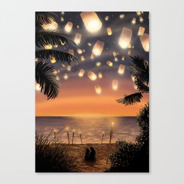 Magical Summer Night Canvas Print