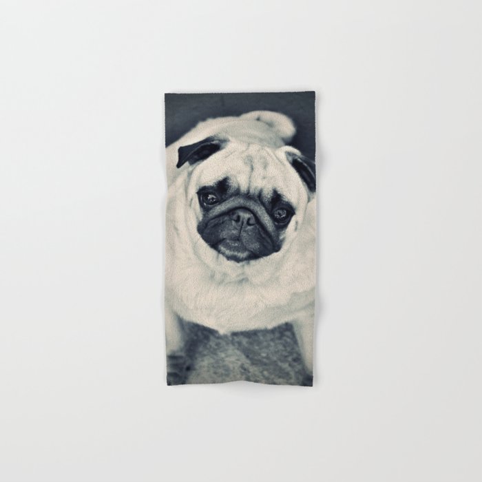 Pug hand towels hot sale