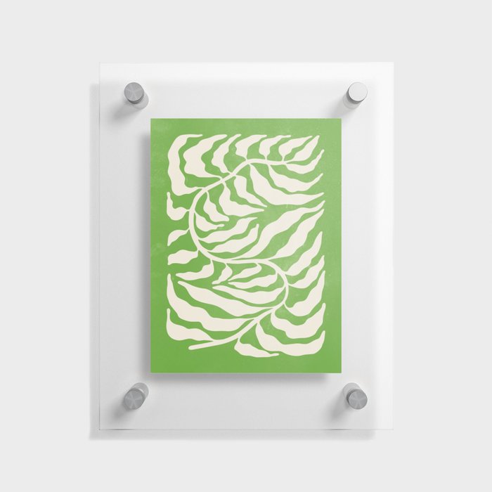 Wild Ferns: Forest Green Edition Floating Acrylic Print