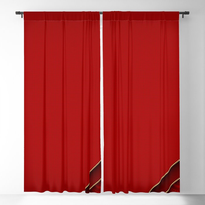 Red Blackout Curtain