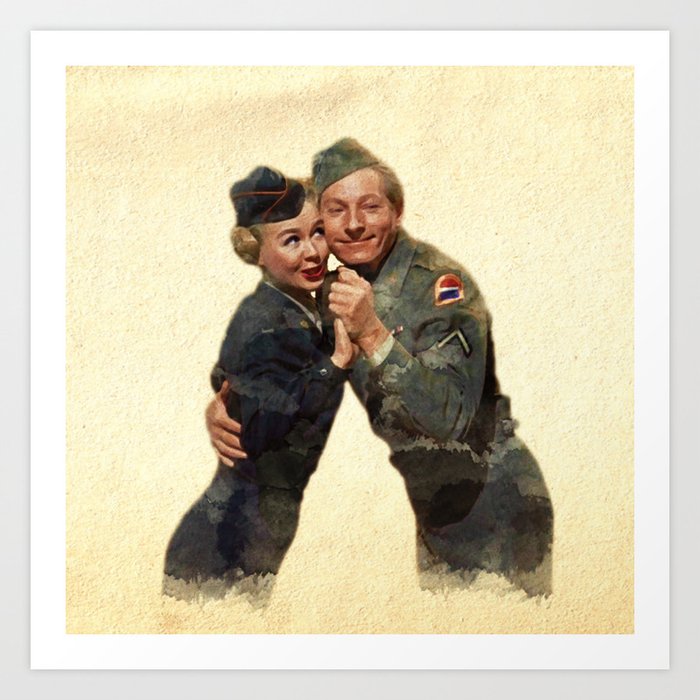 P&J ...Back in the Army (White Christmas) Art Print
