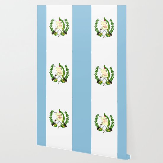 Guatemala Flag Emblem Wallpaper By Textures Society6