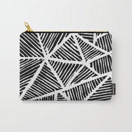 Geometry Black Lines Carry-All Pouch