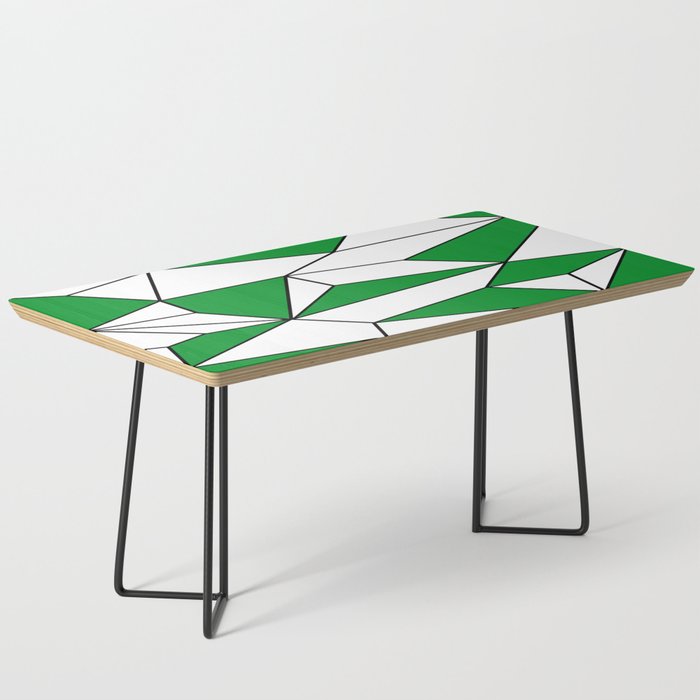 Abstract geometric pattern - green. Coffee Table