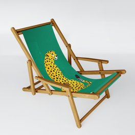 The Stare: Golden Cheetah Edition Sling Chair