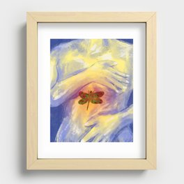 this is my body Recessed Framed Print