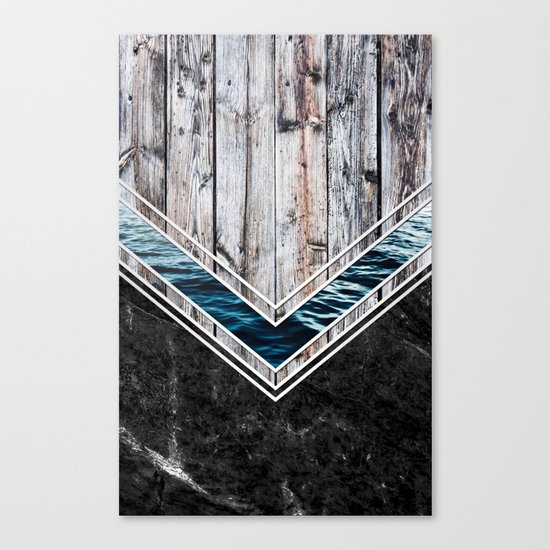Striped Materials of Nature II Canvas Print