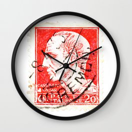Ceasar Stamp Wall Clock