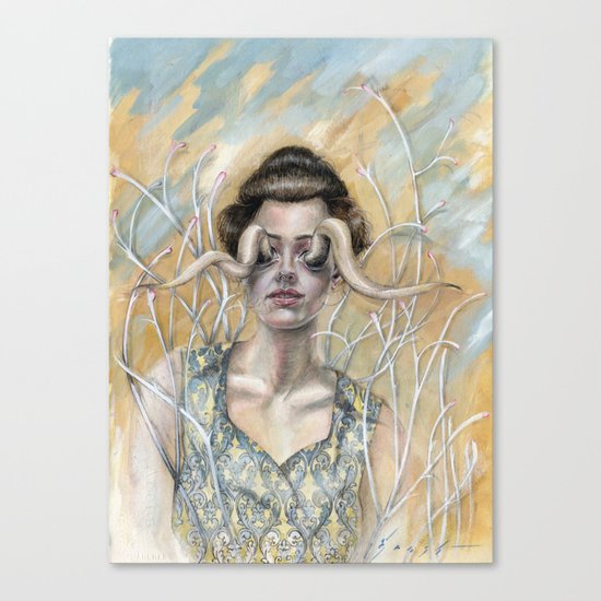 Horns Canvas Print