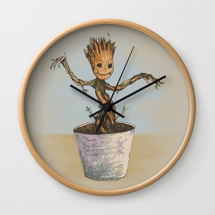 Baby Groot Wall Clock