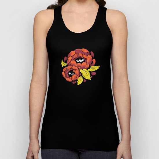 Grim Blossom Unisex Tank Top