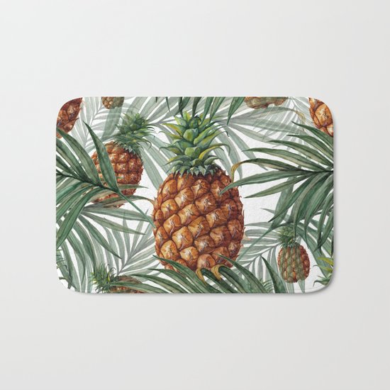 King Pineapple Bath Mat