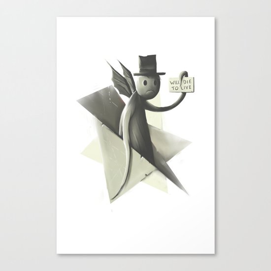 Will die to live Canvas Print