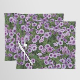 Purple Flower Patch Placemat