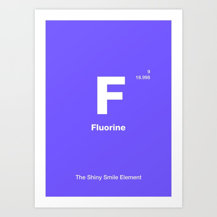 Fluorine Art Print