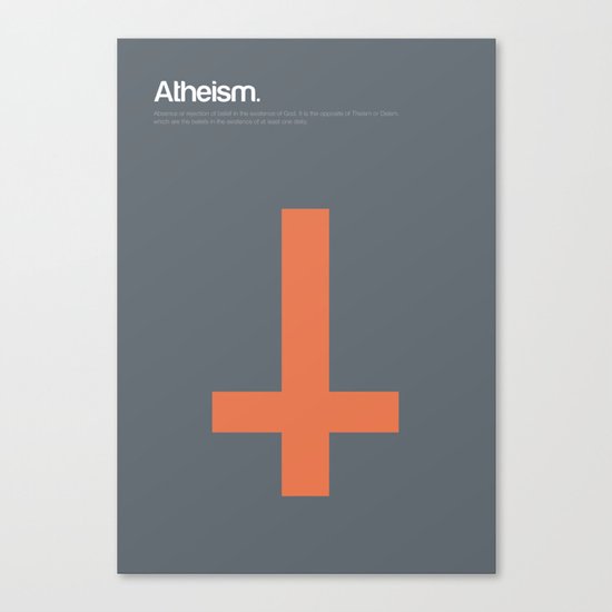 Atheism Canvas Print