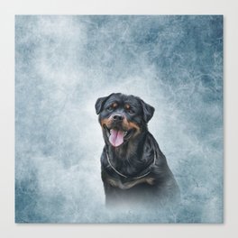 rottweiler dog Canvas Print