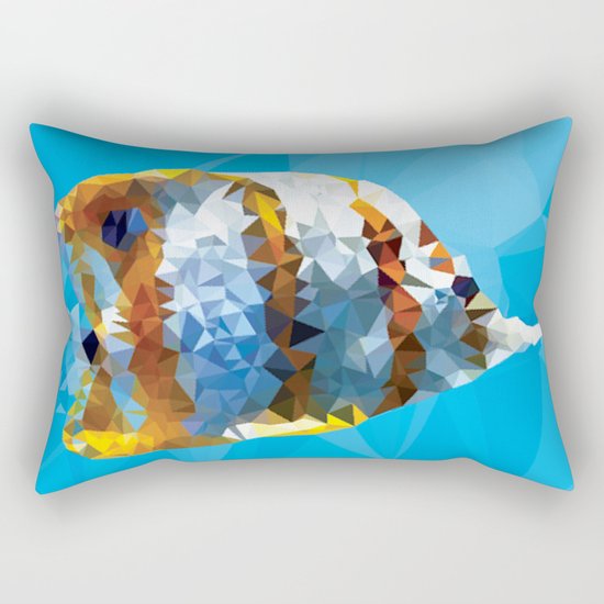 Fractal Fish Rectangular Pillow