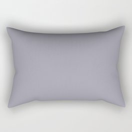 Light Grayed Purple Solid Color Pairs Pantone Lilac Gray 16-3905 TCX Shades of Gray Hues Rectangular Pillow