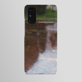 A Morning by the Pond by Gustav Klimt Android Case