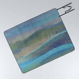 abstract marine composition Picnic Blanket