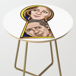 keyhole. Man and woman Side Table