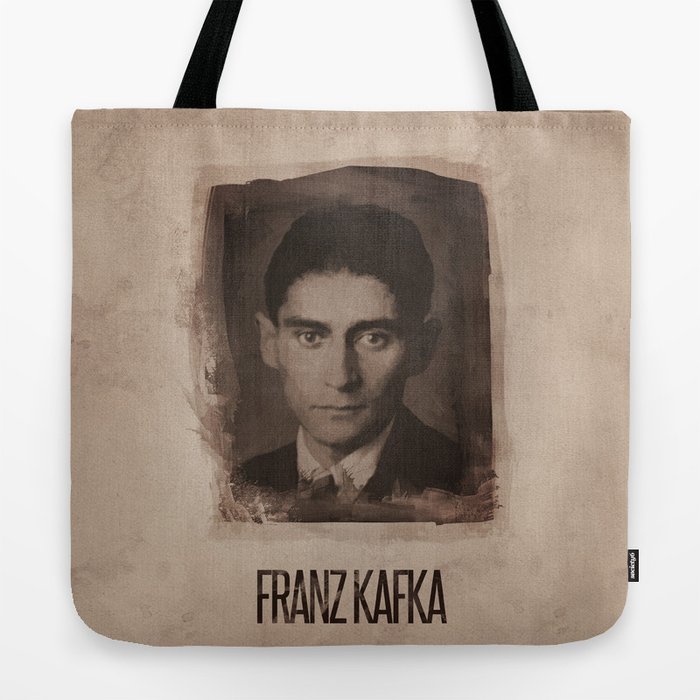 Visum kristen Fremsyn Franz Kafka Tote Bag by Afterdarkness | Society6