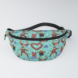 Orville Peck teal Fanny Pack