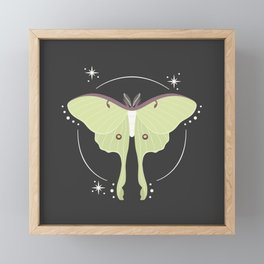 Luna Moth Magic Framed Mini Art Print