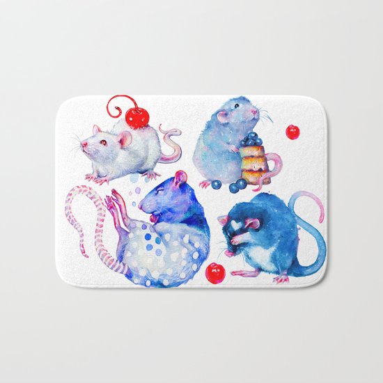 Sweet Rats Bath Mat