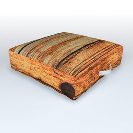 Antique Rustic Wooden Drawers Art Photo Outdoor Floor Cushion