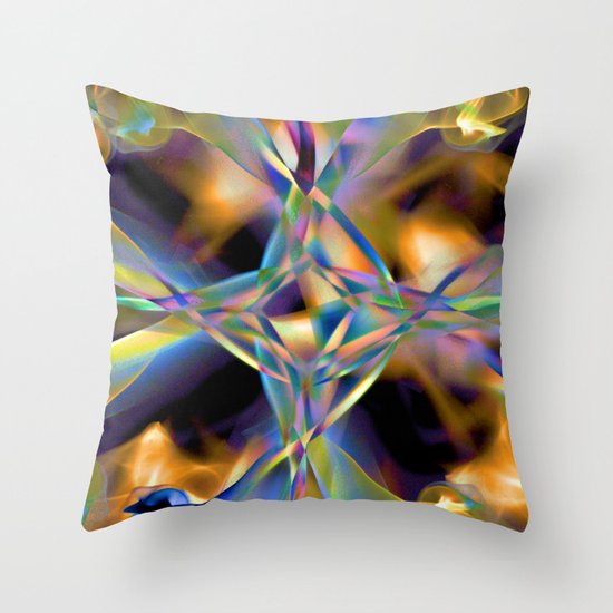 Burning Bush Throw Pillow