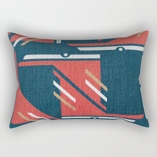 Crazy Birds in Harmony Rectangular Pillow