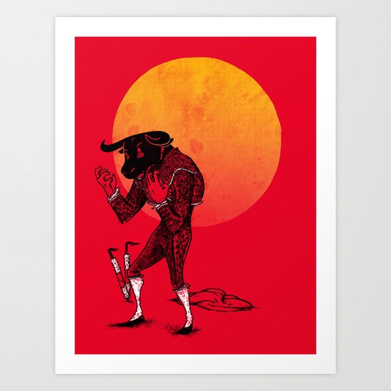 Matador's Dilemma Art Print