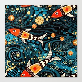 Traditional fish Canvas Print