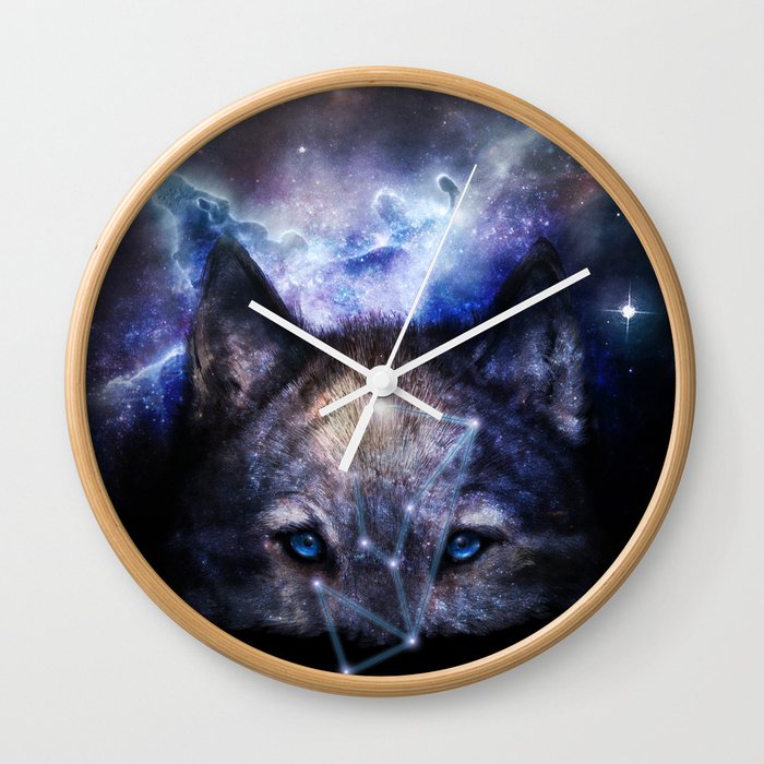 Dream of Alpha Lupi [Nightfall version] Wall Clock