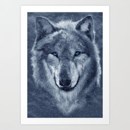 A wolf's Spirit Art Print