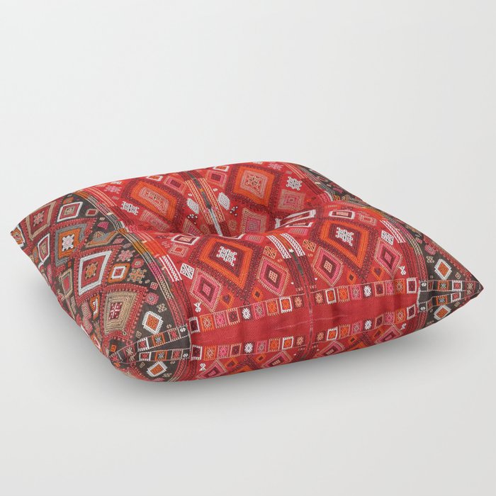 N272 - Traditional Berber Bohemian Geometric Moroccan Fabric Styles Floor Pillow