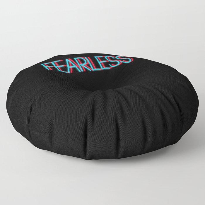Fearless | Digital Art Floor Pillow