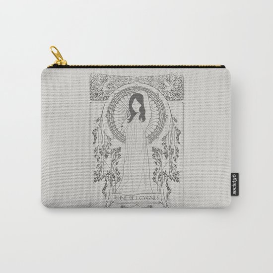 Reine des Cygnes (Grey) Carry-All Pouch