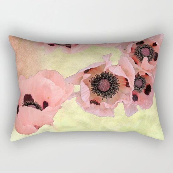 Poppy fever Rectangular Pillow