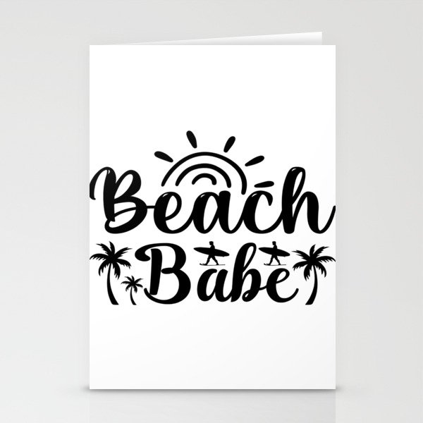 Beach Babe Stationery Cards