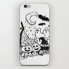 The Things of Halloween iPhone Skin